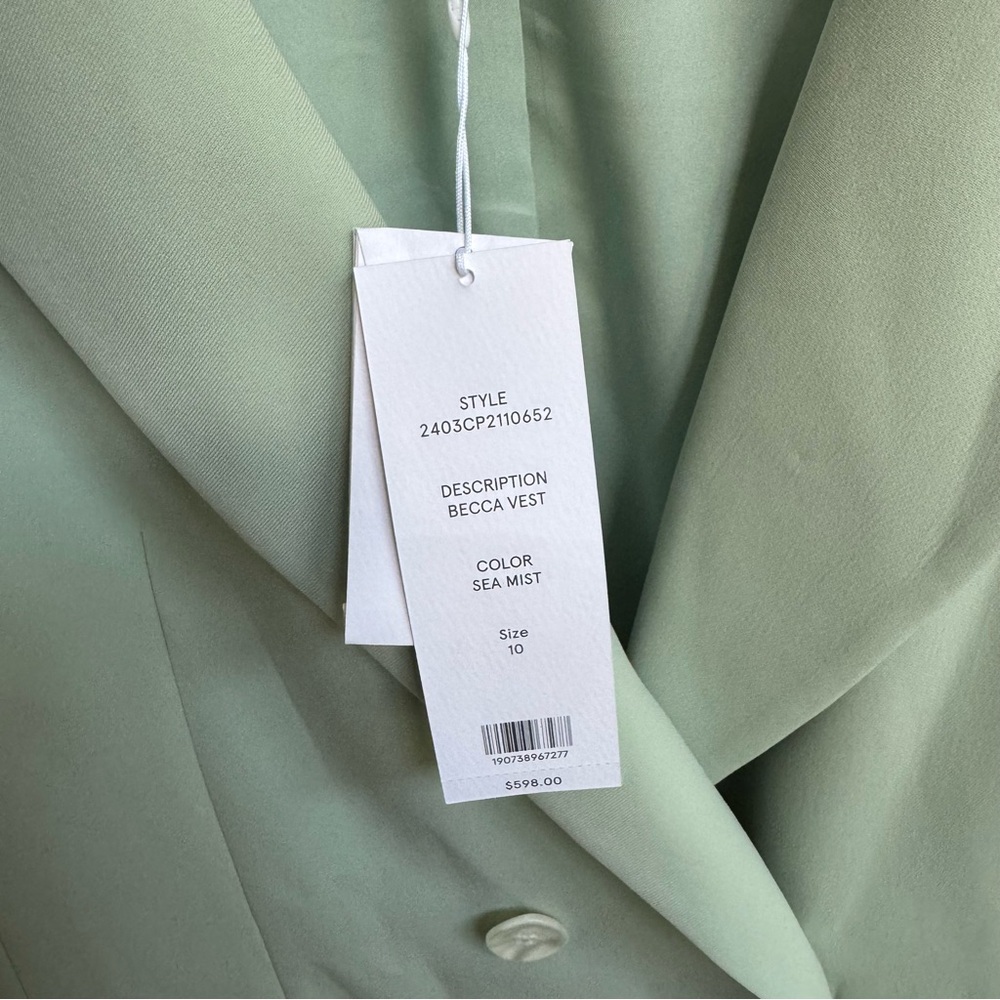 Veronica Beard Becca Longline Vest - Picture 5 of 7